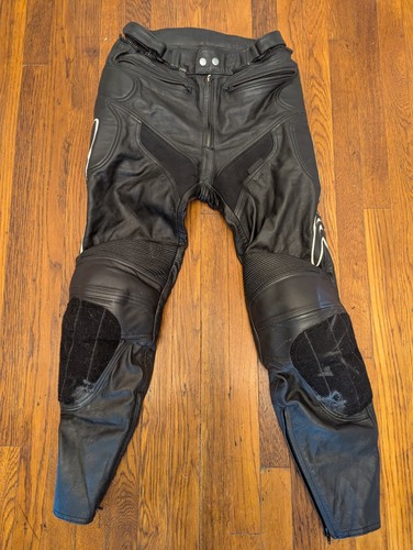Joe Rocket Leather Racing Track Motorcycle Pants Armored  - US 30