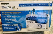 SinuPulse Elite Advanced Sinus Irrigation System Post Nasal Drip NEW Unused