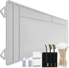 Gun Cleaning Mat Rifle Cleaning Mat Large, Magnetic Gun Maintenance Mat with Cle