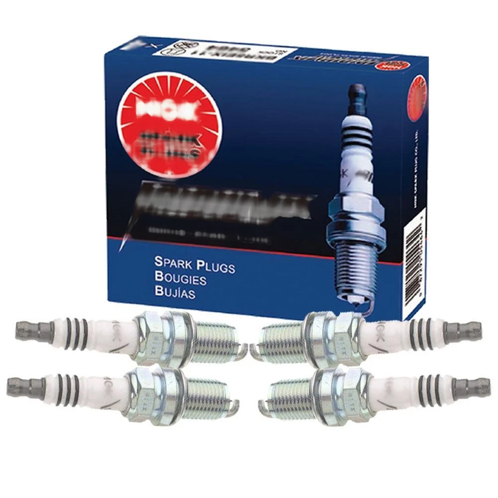 4 X New NGK IRIDIUM IX Resistor Performance Power Spark Plugs BKR6EIX # 6418