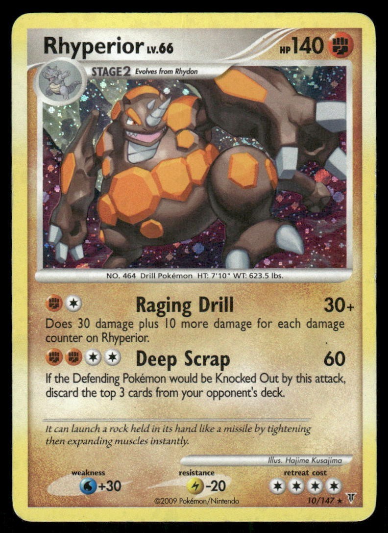 Pokemon Tcg Rhyperior #10 Pokemon Supreme Victors MP