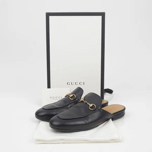 Mocassins noirs Gucci Prince Town 38 taille 423513 126471549