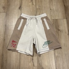 Nike All Kids Fit Sportswear Club Fleece French Terry Shorts Two Tone Beige L