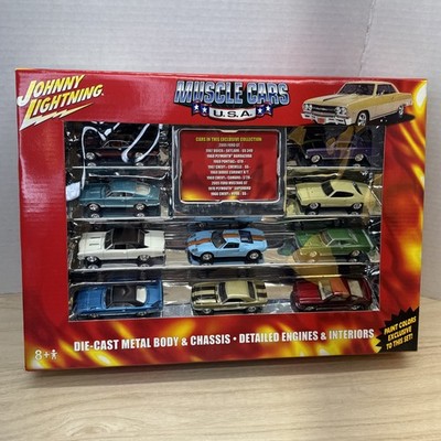 Johnny Lightning Muscle Cars U.S.A. 10 Car Set Diecast Collection NIB