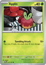Applin 017/167 Twilight Masquerade Common Pokemon NM/M
