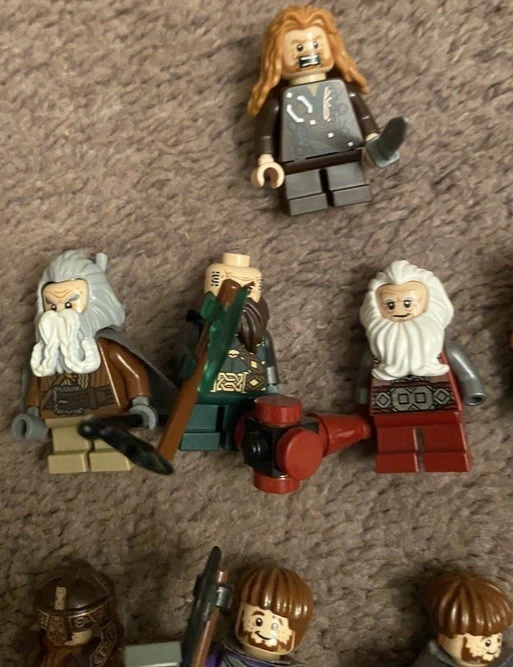 Lego Lord Of The Rings Hobbit LOTR Dwarves Minifigure Lot From Sets 79018 79010 - Image 2 of 4