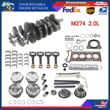  M274 2.0T Engine Overhaul Rebuild Kit & Crankshaft - Con Rods For Mercedes-Benz