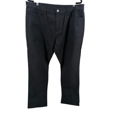 NEW Teton Gravity Research TGR Mens Straight Work Pants Black 40x32
