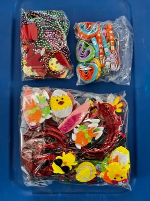 EASTER LOT!!!! Equsion 108 Pcs Party Favors Easter Basket Stuffers