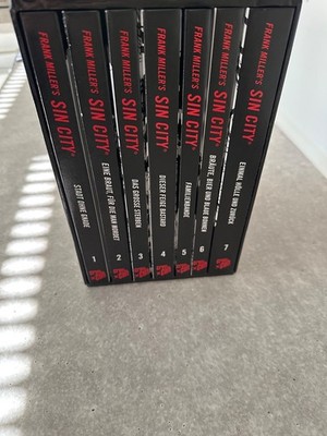 Sin City Black Edition Cross Cult Deutsch Komplett Band 1-7 Hardcover + Schuber