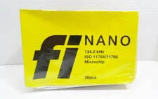 Fi-Nano Microchip  for dog 20pcs ISO 11784/11785, New factory sealed box