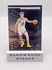 2023 Noir Brandin Podziemski 154 Rookies Association Edition /99 RC Warriors