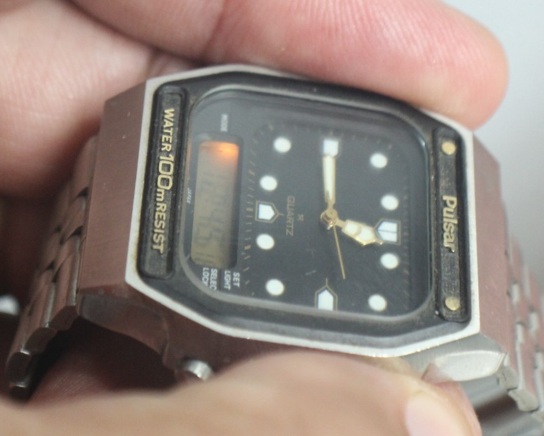 1980s PULSAR Quartz Analog and Digital Men's Watch Y652 5030 | eBay