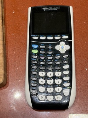 Texas Instruments TI-84 Plus C Silver Edition Graphing Calculator - Black