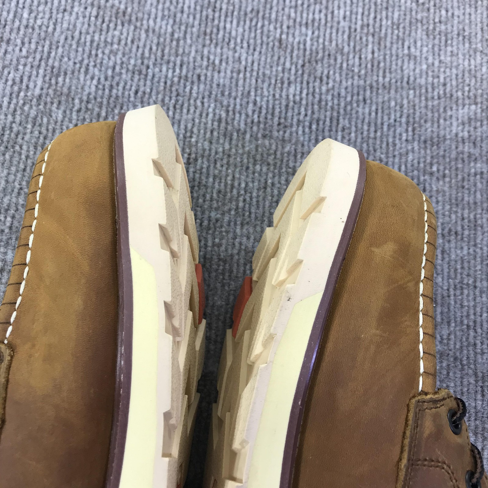 Brunt Marin Unlined Work Boots Mens Size 11 Brown Leather Moc Toe Soft Toe EH