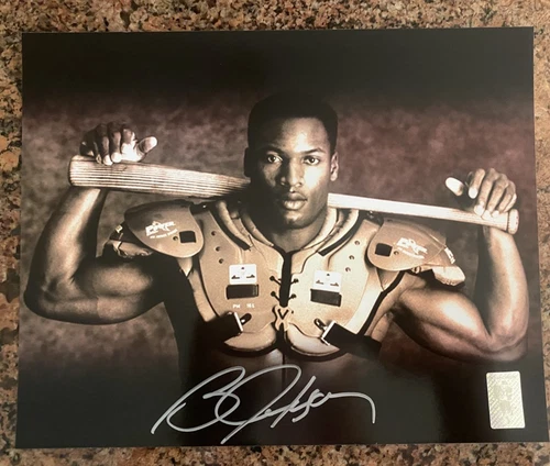Bo Jackson signed 8x10 photo hologram