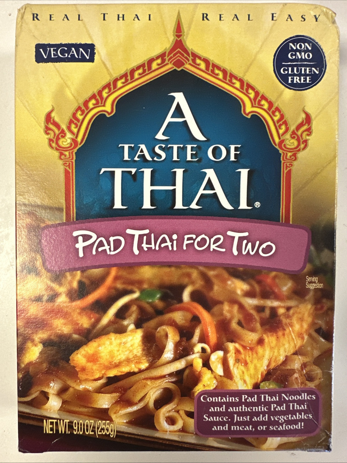 Almohadilla de comida rápida Taste Of Thai Noodle Thai para dos 5,75 oz (paquete de 6)