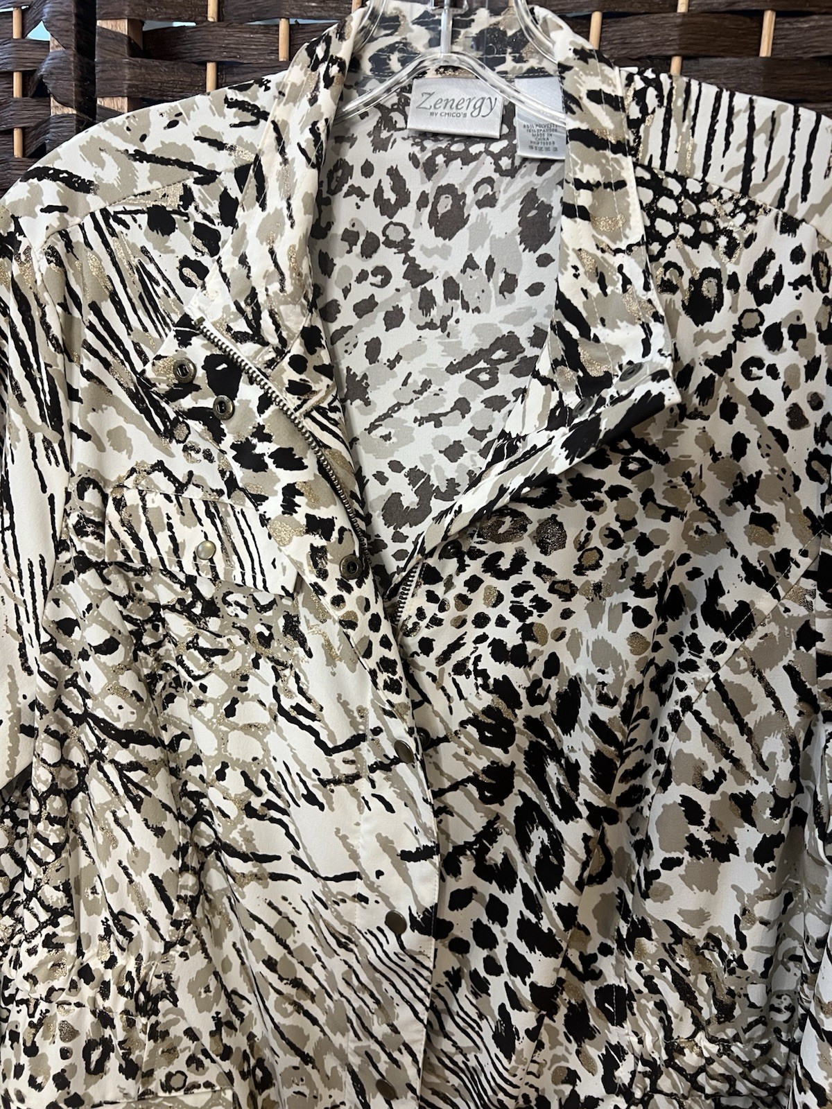 Chicos Leopard Jacket - image 2