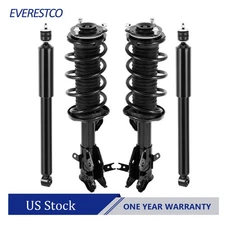 4PCS Front & Rear Struts Assembly Shock Absorber For 2012-2015 Honda Civic Coupe