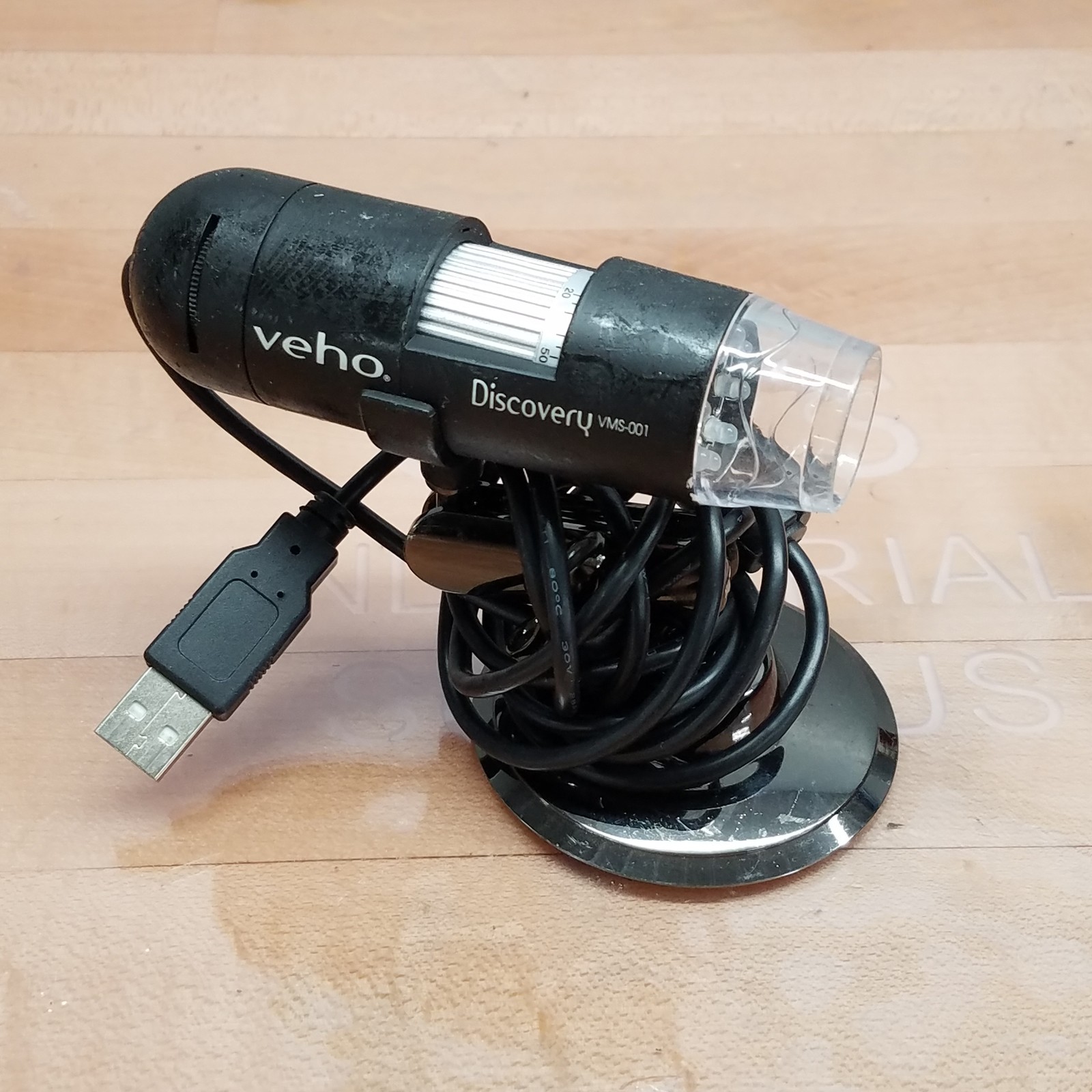 Veho VMS-001 USB Microscope, 1.3MP Cmos Lens, 50/60Hz, 20x-2