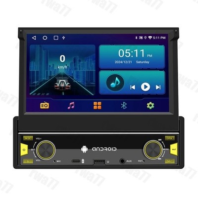 7'' DAB CarPlay Android13 2GB+64GB  Retractable For Car Mirrorlink Steering