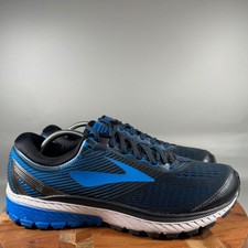 Brooks Ghost 10 Mens Running Shoes Black Blue...