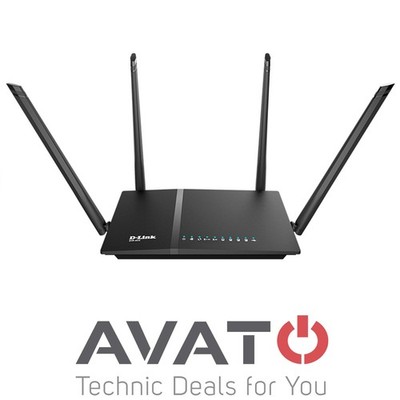 D-LINK DIR-825 AC1200 G1 WLAN Dualband Router WAN VLAN ID Glasfaser FTTH Support