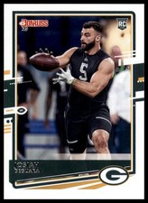 2020 Donruss Josiah Deguara RC 292 Green Bay Packers