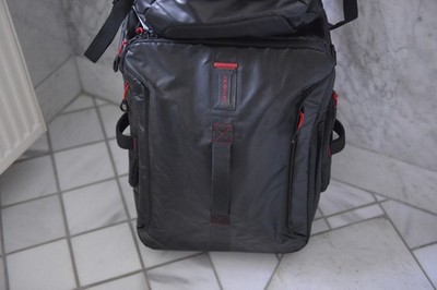   1x Samsonite Paradiver schwarz 55 cm mit 2 Rollen mit Gürtel NEU  