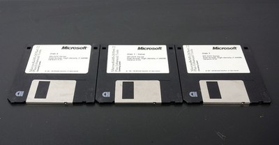 Microsoft MS-DOS 6.22 Plus Enhanced Tools 3.5'' Floppy Disk Set 1-3 Complete OEM