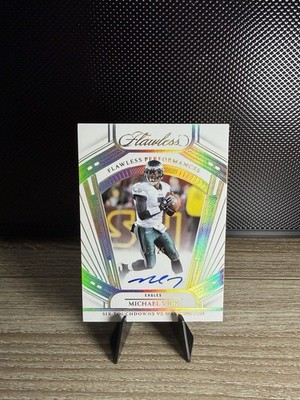 2024 Panini Flawless Performances Michael Vick #FP-MVK On Card Auto 07/25 Eagles