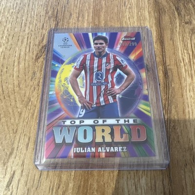 Julian Alverez - Top of the World #TW-20 - Topps Finest UCC 2024/25 Atlético