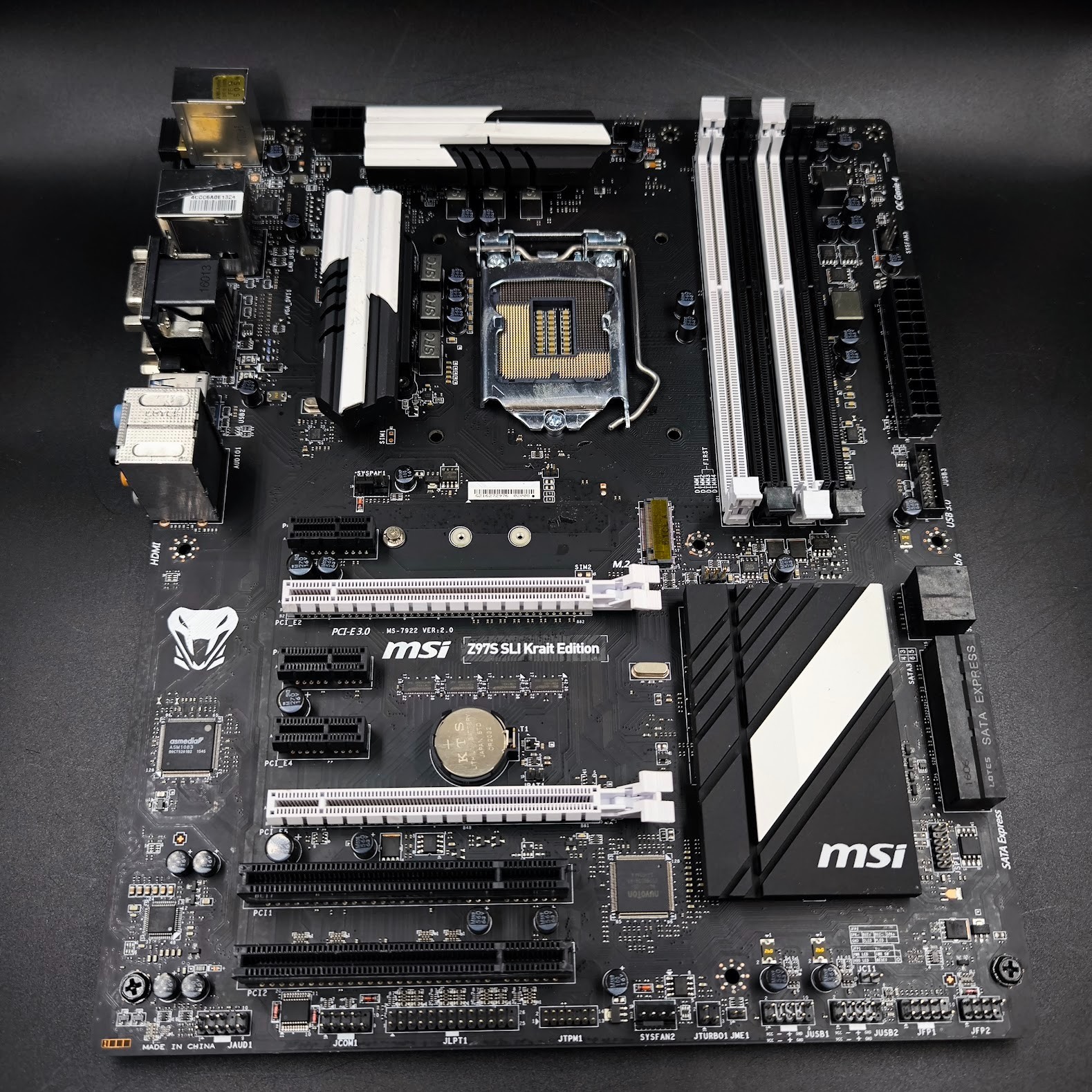 MSI Z97S SLI Krait Edition Motherboard Used Working