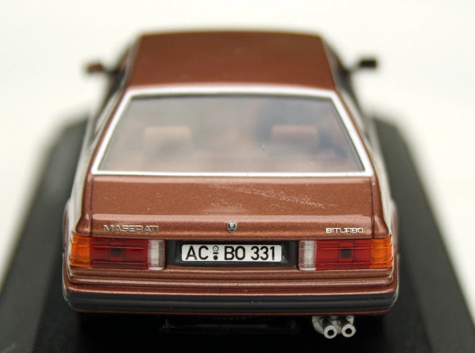 Maserati Biturbo Lim. Anno 1982-1988, Rame Metallico, Modello Minichamps M. 1:43 - Immagine 3 di 4