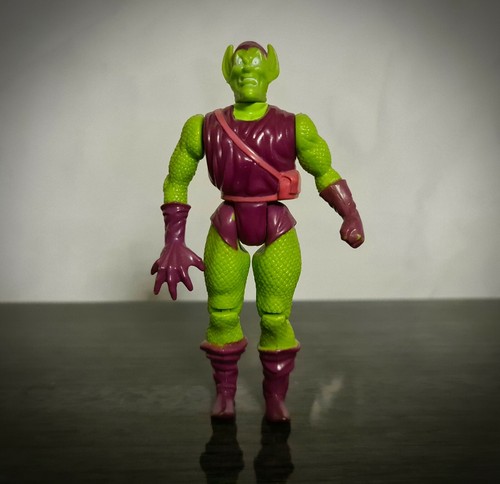 SELTENE MARVEL SUPER HEROES GREEN GOBLIN 5" ACTIONFIGUR 1991 TOY BIZ SPIDER-MAN - Bild 2 von 7