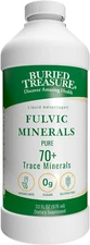 Liquid Advantage FULVIC MINERALS Pure 70+ Trace Minerals 33 Oz Dietary Supple...
