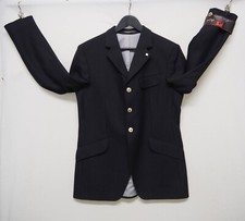 Herren Turnierjacke Gr. 50 Euro Star Reitjackett Sakko Jacke schwarz neu High Qu