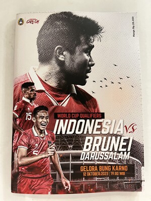 Match Program FIFA World Cup AFC Preliminary Joint Qual Rd 1 Indonesia - Brunei