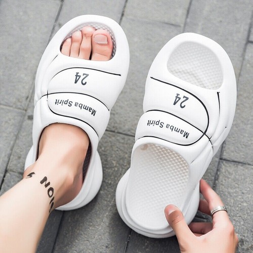 Herren Slipper Sport Schlappen Sandalen Flip Flop Dusche Schuhe Haus Pool Fitnessstudio - Bild 25 von 40