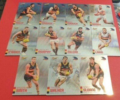 2020 Select Prestige Adelaide Crows Team Set. Kelly, Murphy, Sloan, 11 card set