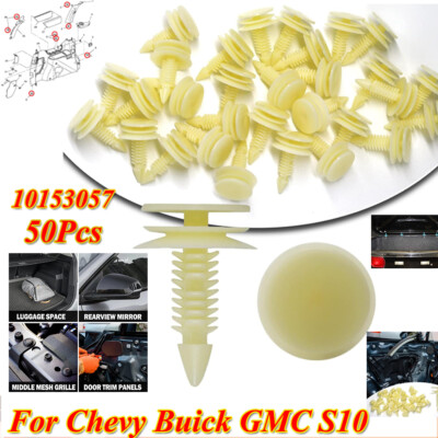 50Pack DOOR TRIM PANEL PUSH RETAINERS CLIPS for GM TRUCK CHEVY Pontiac ...