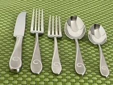 Waterford BALLET RIBBON MATTE Stainless 18/10 Frosted Flatware Smart Choice B41G