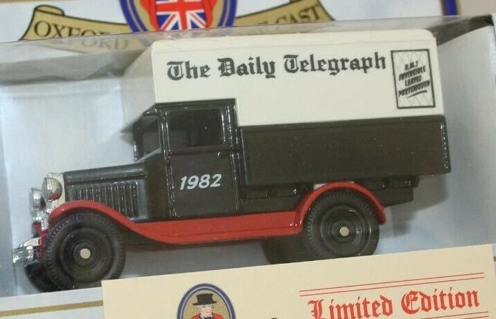 VANS Oxford Diecast Chevrolet Van C035 The Daily Telegraph