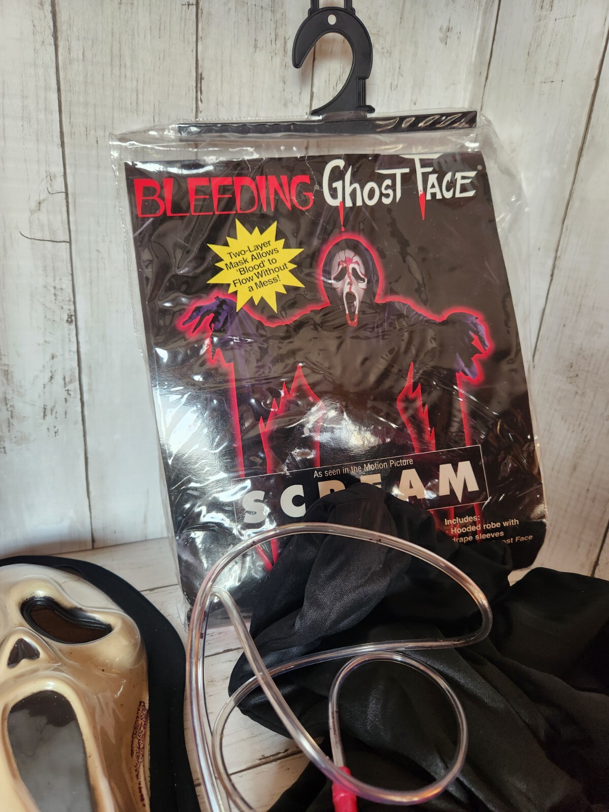 1997 Fun World "Scream" Bleeding Ghost Face Costu… - image 5