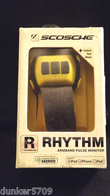 SCOSCHE RHYTHM RTHM 1.5 ARMBAND PULSE MONITOR ORIGINAL BOX IPOD IPHONE IPAD