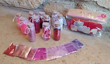 Valentine Crafting Supplies: Glitter/Confetti/Buttons/Beads/Small Felt Garland