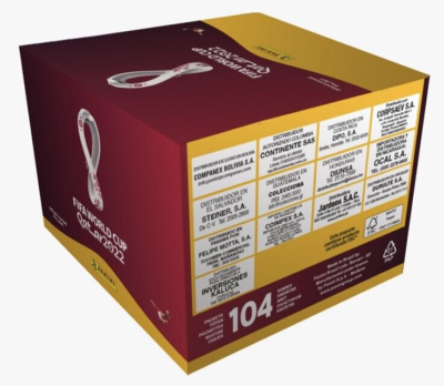 Panini World Cup Qatar 2022 Sticker Box - 12 Boxes (Master Case