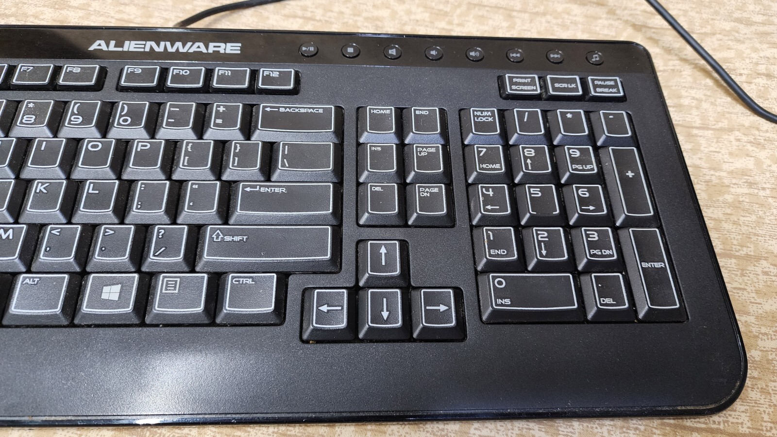 Alienware SK-8165 Slim Wired Keyboard Cleaned Up | eBay