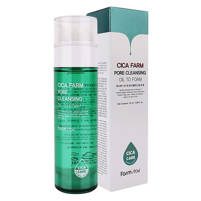 Farmstay Cica Farm Pore Cleansing Oil to Foam (115ml)