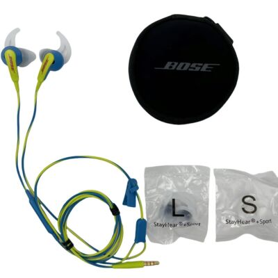 Bose SoundSport Wired In Ear Headphones 3.5mm Jack Earbuds Blue